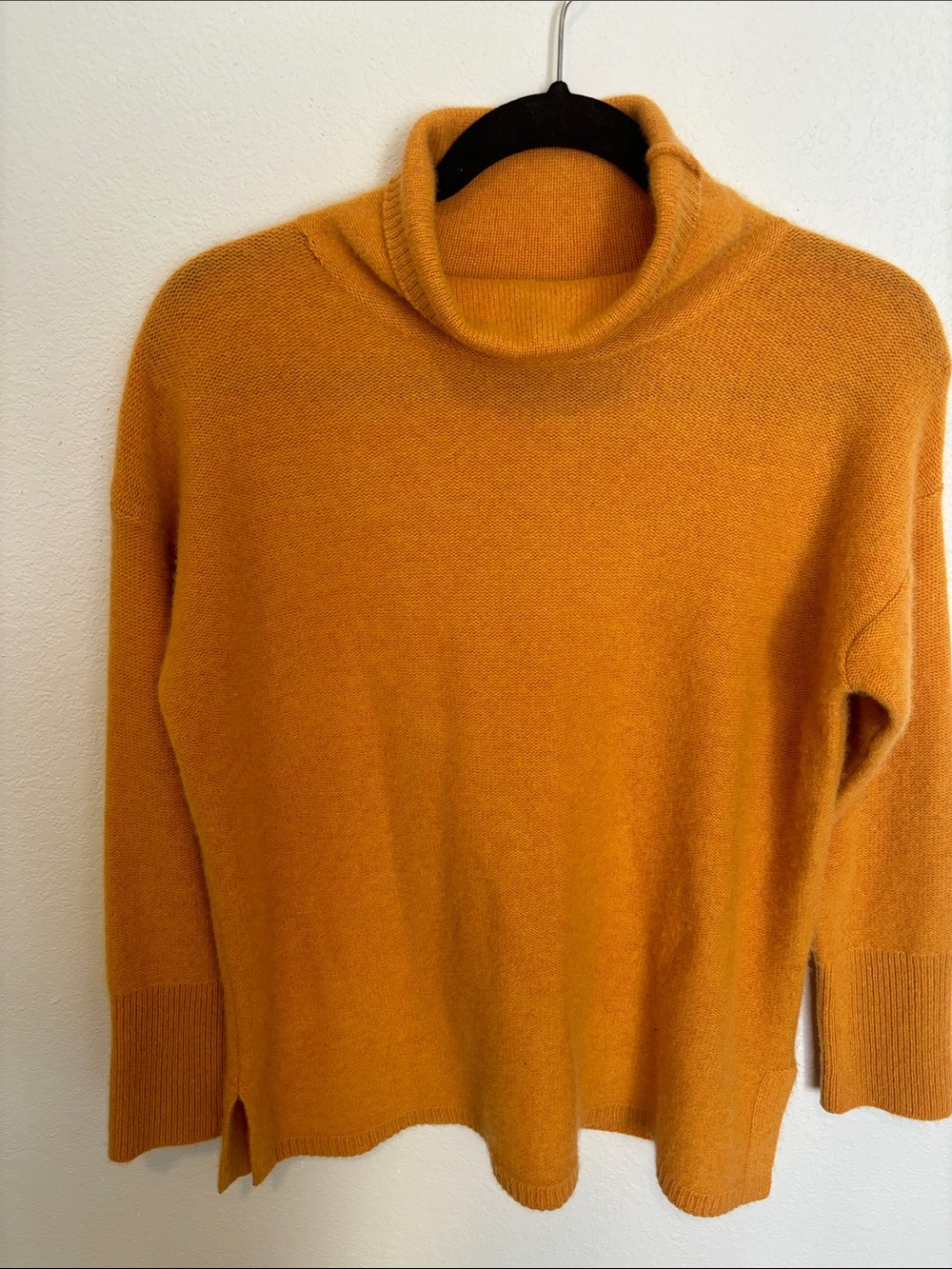 Magaschoni Cashmere Turtleneck Sweater in Mustard